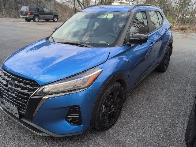 Electric Blue Metallic 2024 Nissan Kicks SR FWD SUV / Crossover Front-Wheel Drive Continuously Variable Transmission