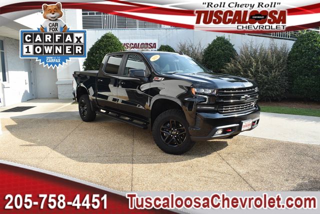 Black 2021 Chevrolet Silverado 1500 Pickup Truck Four-Wheel Drive Automatic