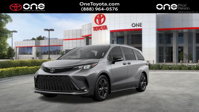 Heavy Metal 2026 Toyota Sienna Minivan All-Wheel Drive Continuously Variable Transmission