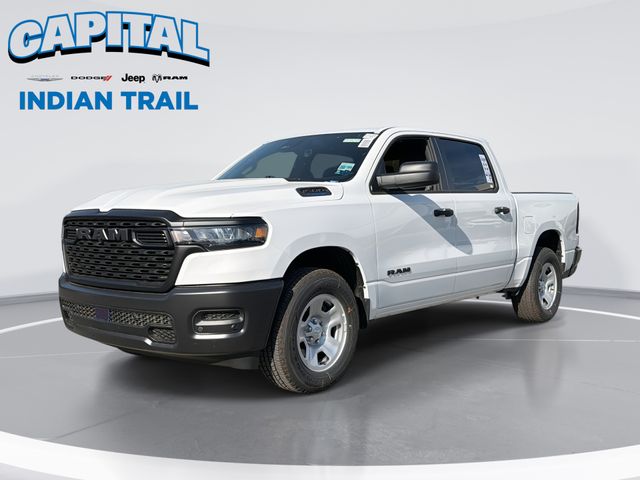 Bright White Clearcoat 2026 RAM 1500 Tradesman Crew Cab 4WD Pickup Truck Four-Wheel Drive 8-Speed Automatic