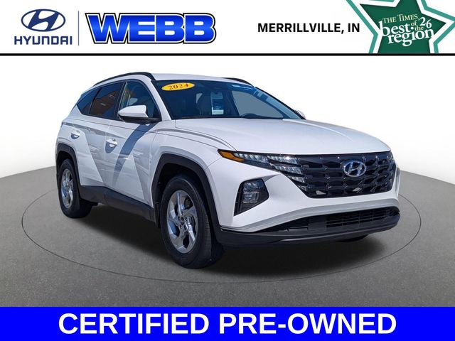White Pearl 2024 Hyundai Tucson SEL FWD SUV / Crossover Front-Wheel Drive 8-Speed Automatic