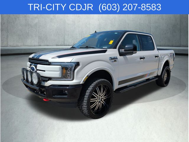 White Platinum Clearcoat Metallic 2019 Ford F-150 Pickup Truck Four-Wheel Drive Automatic