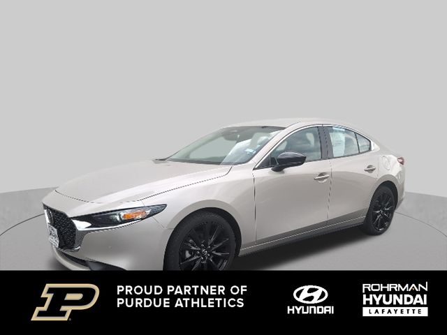 Gray (Platinum Quartz Metallic) 2025 Mazda MAZDA3 Sedan Front-Wheel Drive 6-Speed Automatic