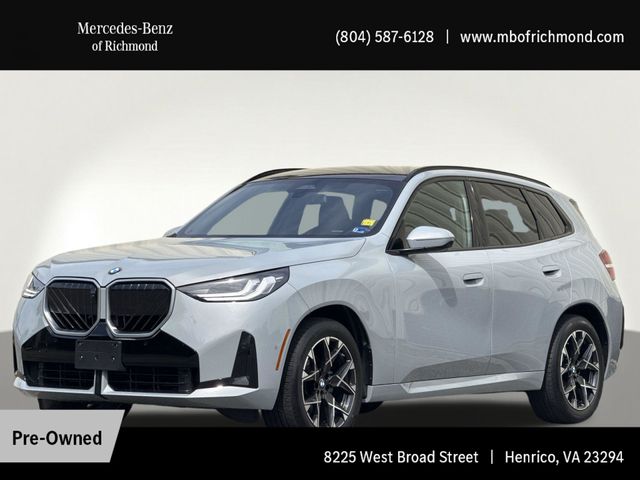 Gray Metallic 2025 BMW X3 30 xDrive SUV / Crossover All-Wheel Drive 8-Speed Automatic