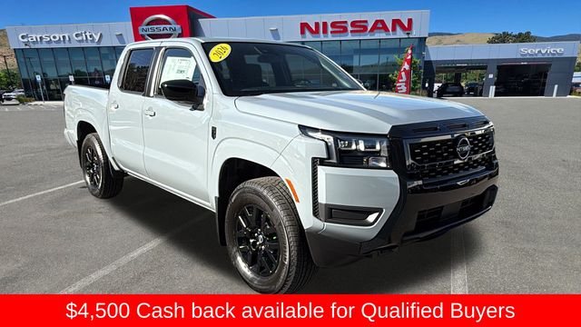 Boulder Gray Pearl 2026 Nissan Frontier Pickup Truck Four-Wheel Drive 9-Speed Automatic Overdrive