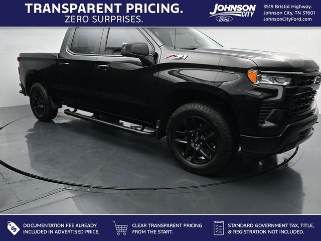 Black 2025 Chevrolet Silverado 1500 Pickup Truck Four-Wheel Drive Automatic