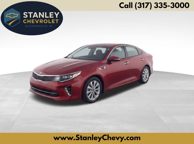 Remington Red Metallic 2018 Kia Optima S Sedan Front-Wheel Drive 6-Speed Automatic