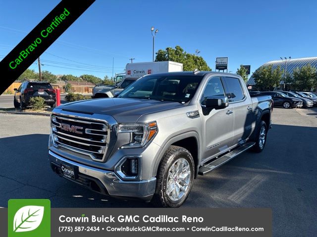 Gray (Satin Steel Metallic) 2021 GMC Sierra 1500 Pickup Truck Four-Wheel Drive Automatic