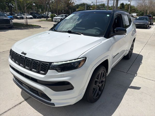 Bright White Clearcoat 2025 Jeep Compass Limited 4WD SUV / Crossover Four-Wheel Drive 8-Speed Automatic