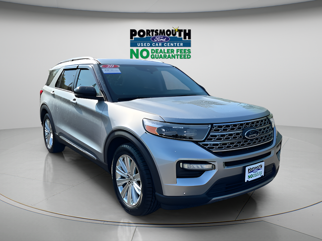 Silver Metallic 2020 Ford Explorer Limited RWD SUV / Crossover Rear-Wheel Drive Automatic