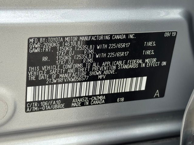 Used 2019 Toyota RAV4 SUV