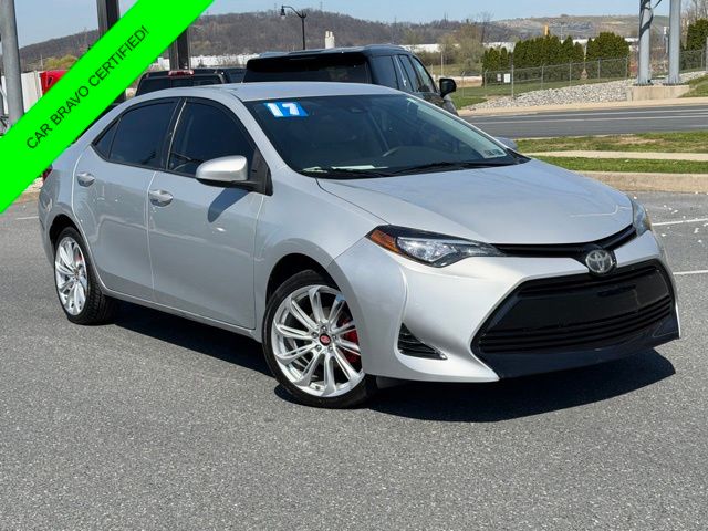 Classic Silver Metallic 2017 Toyota Corolla LE Sedan Front-Wheel Drive Continuously Variable Transmission