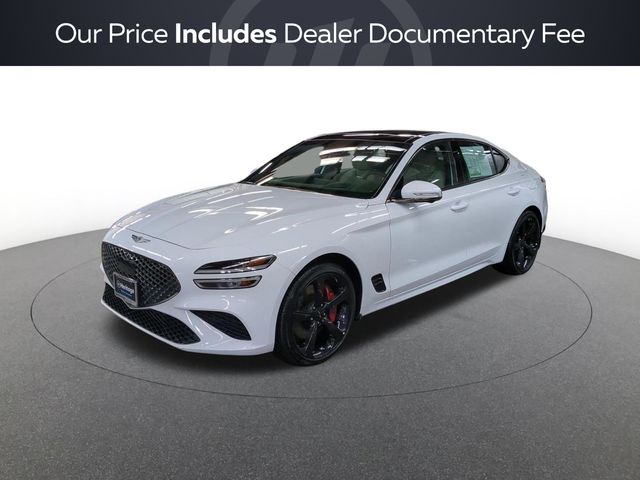 White 2026 Genesis G70 Sedan All-Wheel Drive 8-Speed Automatic