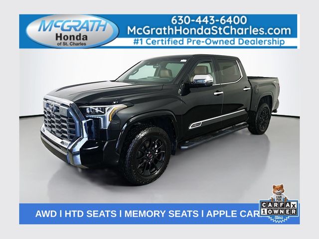 Midnight Black Metallic 2023 Toyota Tundra Pickup Truck Four-Wheel Drive Automatic