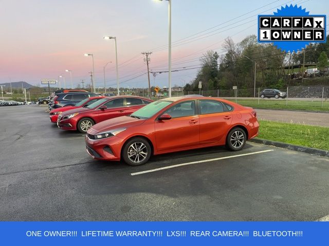 Fire Orange 2024 Kia Forte LXS FWD Sedan Front-Wheel Drive Continuously Variable Transmission