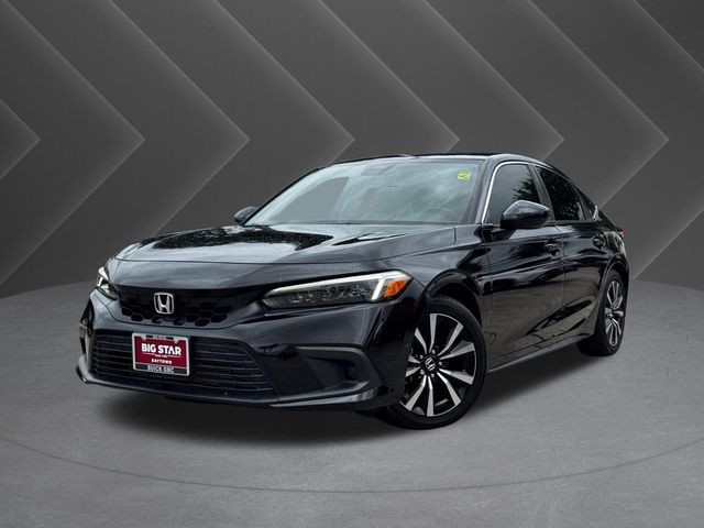 2024 Honda Civic EX-L Black at Martin Chrysler Dodge Jeep Ram