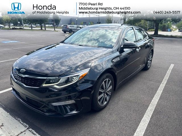 Ebony Black 2020 Kia Optima Sedan Front-Wheel Drive 7-Speed Automatic