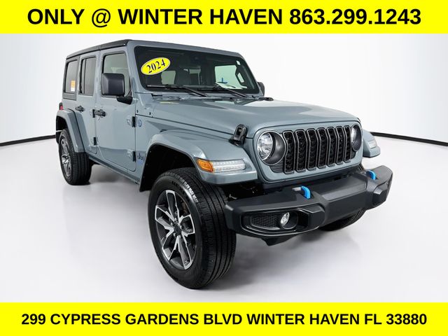 Anvil Clear Coat 2024 Jeep Wrangler 4xe SUV / Crossover Four-Wheel Drive 8-Speed Automatic