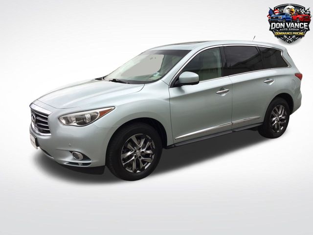 Glacial Silver 2013 INFINITI JX35 AWD SUV / Crossover All-Wheel Drive Continuously Variable Transmission