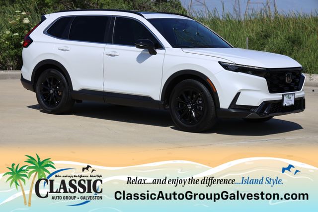 2025 Honda CR-V Hybrid Sport-L White at Classic Elite Chevrolet Sugar Land