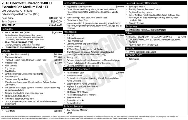 Used 2018 Chevrolet Silverado 1500 For Sale in Grove City, OH