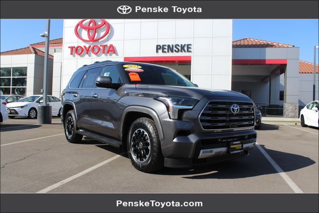Magnetic Gray Metallic 2023 Toyota Sequoia SUV / Crossover Four-Wheel Drive Automatic