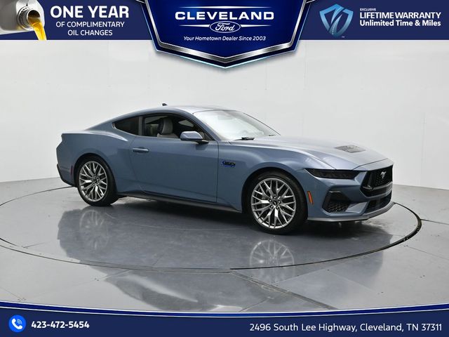 Vapor Blue 2025 Ford Mustang Coupe Rear-Wheel Drive Automatic
