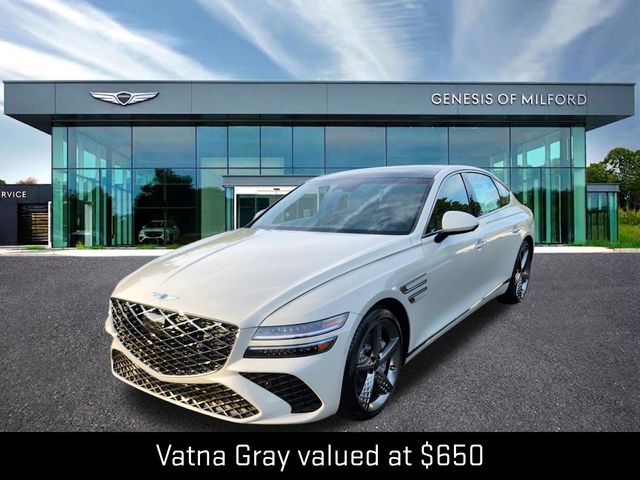 Gray 2027 Genesis G80 Sedan All-Wheel Drive 8-Speed Automatic Overdrive