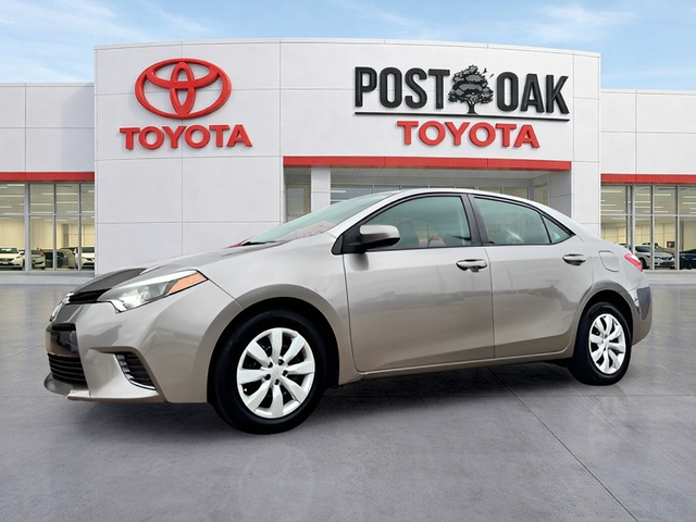 Brown 2015 Toyota Corolla LE Sedan Front-Wheel Drive Continuously Variable Transmission