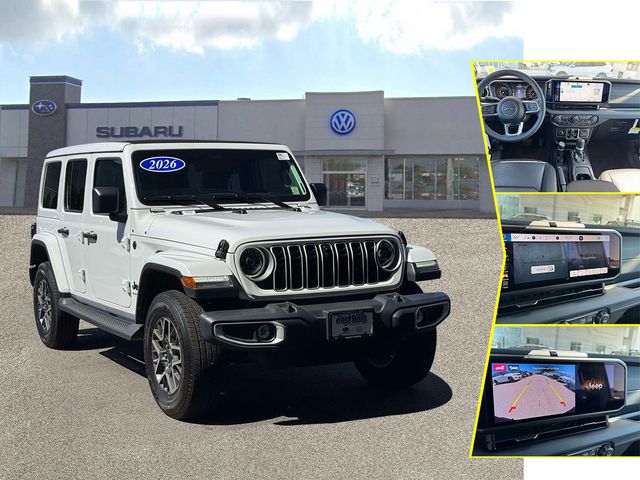 Bright White Clearcoat 2026 Jeep Wrangler SUV / Crossover Four-Wheel Drive 8-Speed Automatic