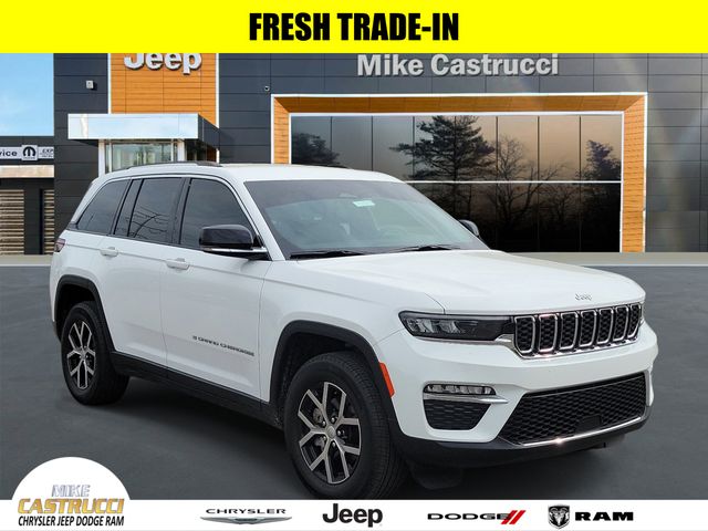 Bright White Clearcoat 2023 Jeep Grand Cherokee Limited 4WD SUV / Crossover Four-Wheel Drive 8-Speed Automatic