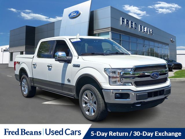 White 2020 Ford F-150 King Ranch SuperCrew 4WD Pickup Truck Four-Wheel Drive Automatic