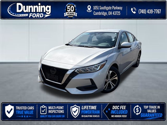 Brilliant Silver Metallic 2023 Nissan Sentra Sedan Front-Wheel Drive Continuously Variable Transmission