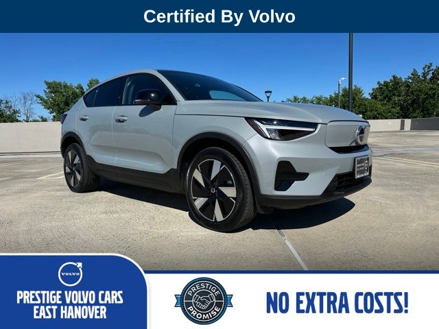 Vapour Gray Metallic 2024 Volvo C40 Recharge SUV / Crossover All-Wheel Drive 1-Speed Automatic