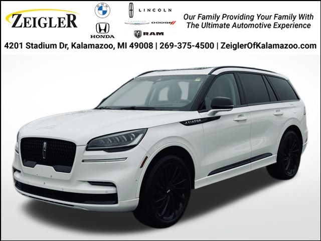 White Metallic 2022 Lincoln Aviator Reserve AWD SUV / Crossover All-Wheel Drive Automatic