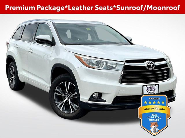 White (Blizzard Pearl) 2016 Toyota Highlander SUV / Crossover All-Wheel Drive 6-Speed Automatic Overdrive