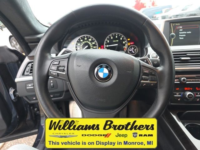 2013 BMW 6 Series 640i Gran Coupe - Carbon Black Metallic exterior view 14
