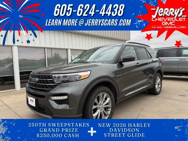 Gray (Magnetic) 2020 Ford Explorer XLT AWD SUV / Crossover All-Wheel Drive Automatic