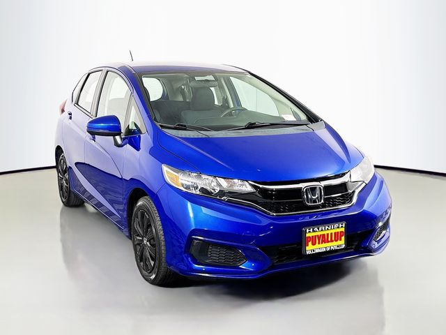 Aegean Blue Metallic 2018 Honda Fit Hatchback Front-Wheel Drive Continuously Variable Transmission