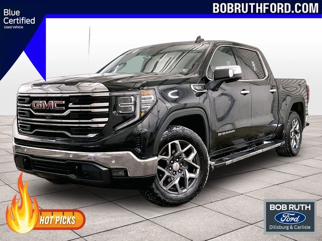 Onyx Black 2022 GMC Sierra 1500 Pickup Truck Four-Wheel Drive Automatic