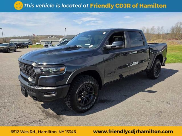 Forged Blue Metallic 2026 RAM 1500 Rebel Crew Cab 4WD Pickup Truck Four-Wheel Drive 8-Speed Automatic