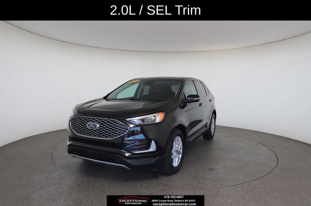 Black Metallic 2023 Ford Edge SUV / Crossover All-Wheel Drive 8-Speed Automatic
