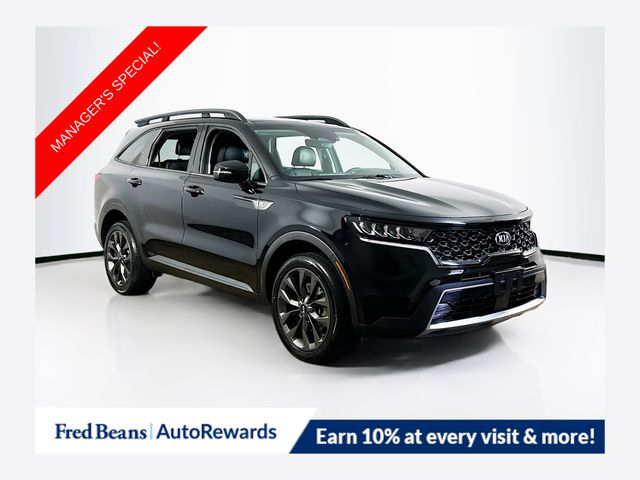 Ebony Black 2021 Kia Sorento SUV / Crossover All-Wheel Drive 8-Speed Dual Clutch