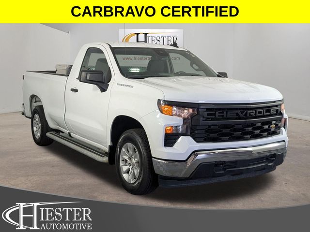 Summit White 2024 Chevrolet Silverado 1500 Pickup Truck 4X2 Automatic