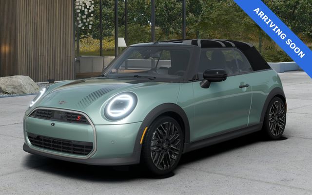 Ocean Wave Green Metallic 2026 MINI Cooper Convertible Front-Wheel Drive 7-Speed Automatic