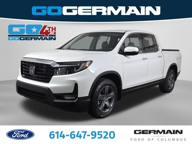 Platinum White Pearl 2023 Honda Ridgeline Pickup Truck All-Wheel Drive 9-Speed Automatic