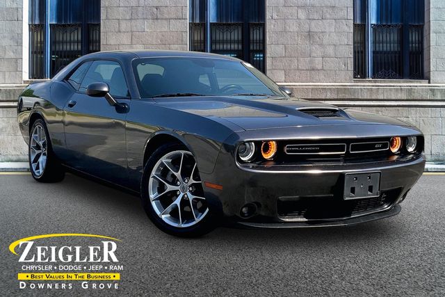 Gray (Granite Crystal Metallic Clearcoat) 2022 Dodge Challenger Coupe Rear-Wheel Drive 8-Speed Automatic