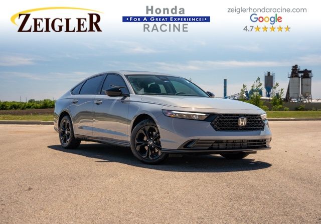 Urban Gray Pearl 2025 Honda Accord Sedan Front-Wheel Drive Continuously Variable Transmission