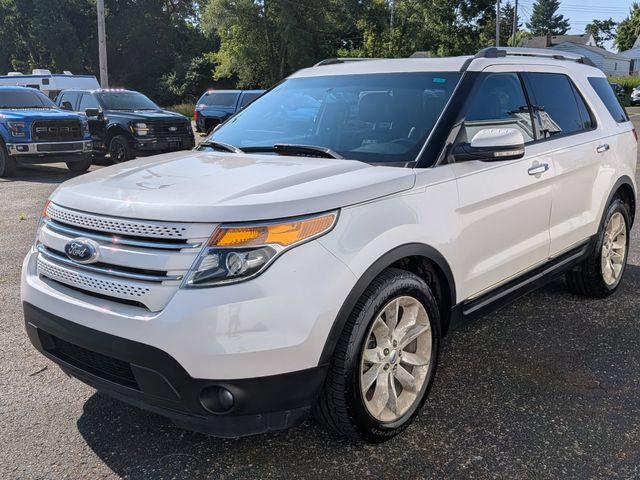 White Platinum Clearcoat Metallic 2013 Ford Explorer SUV / Crossover All-Wheel Drive 6-Speed Automatic