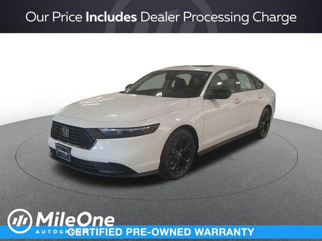 Platinum White Pearl 2025 Honda Accord Sedan Front-Wheel Drive Continuously Variable Transmission